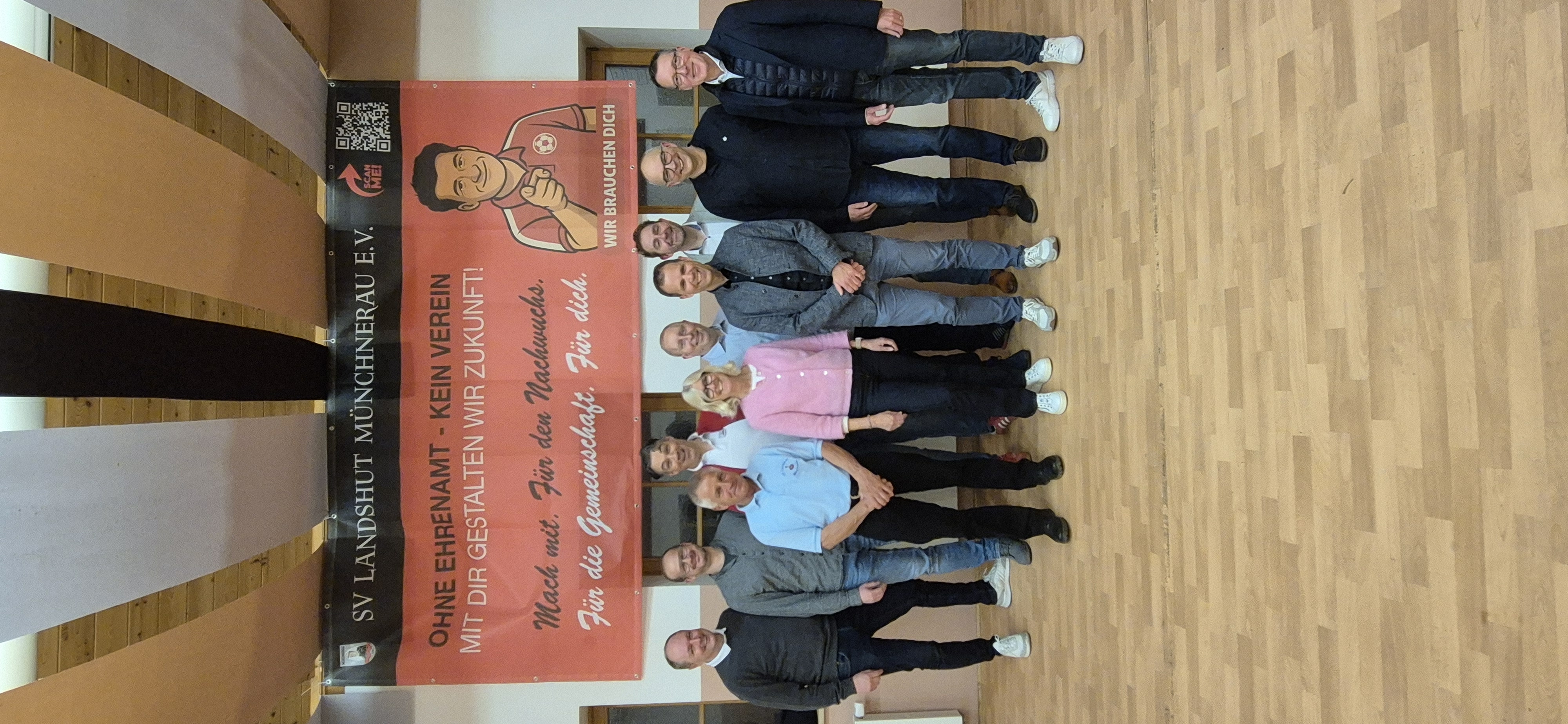 Der neu gewählte Vereinsausschuss - Vorstand und Abteilungsleiter